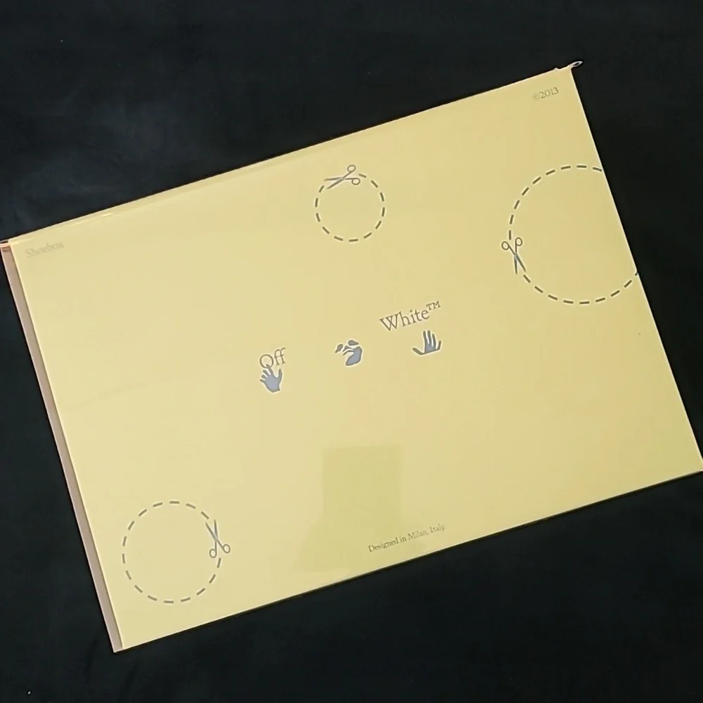 OFF WHITE, Low Vulcanized Sneaker, Men's, White/Magenta/Lime Green Canas & Suede - Picture 11 of 16